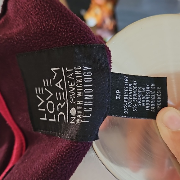 Womens Burgandy/Purple Hoodie (S) - Picture 3 of 4